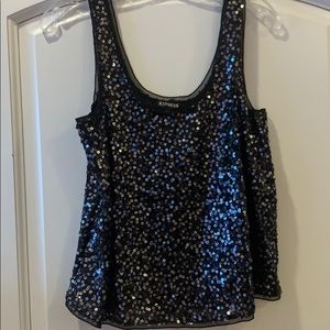 sequin top